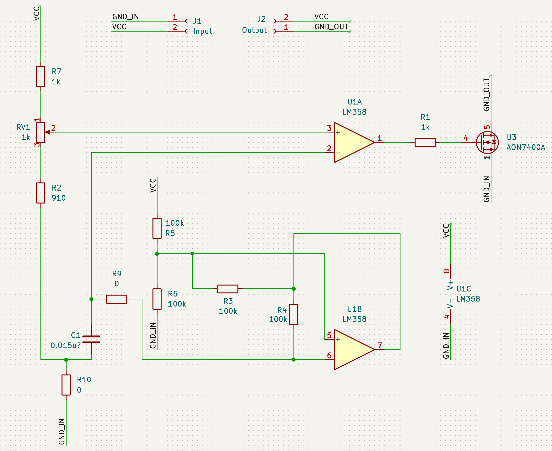 KiCAD schematic