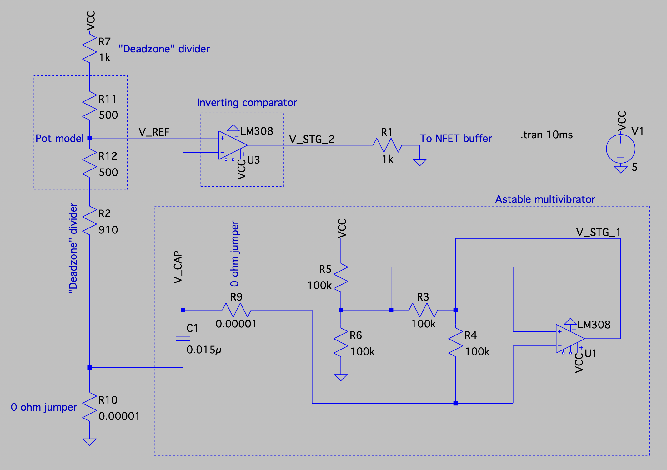 LTspice schematic